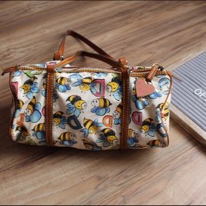 Vintage Dooney & Bourke mini duffle bumblebee handbag